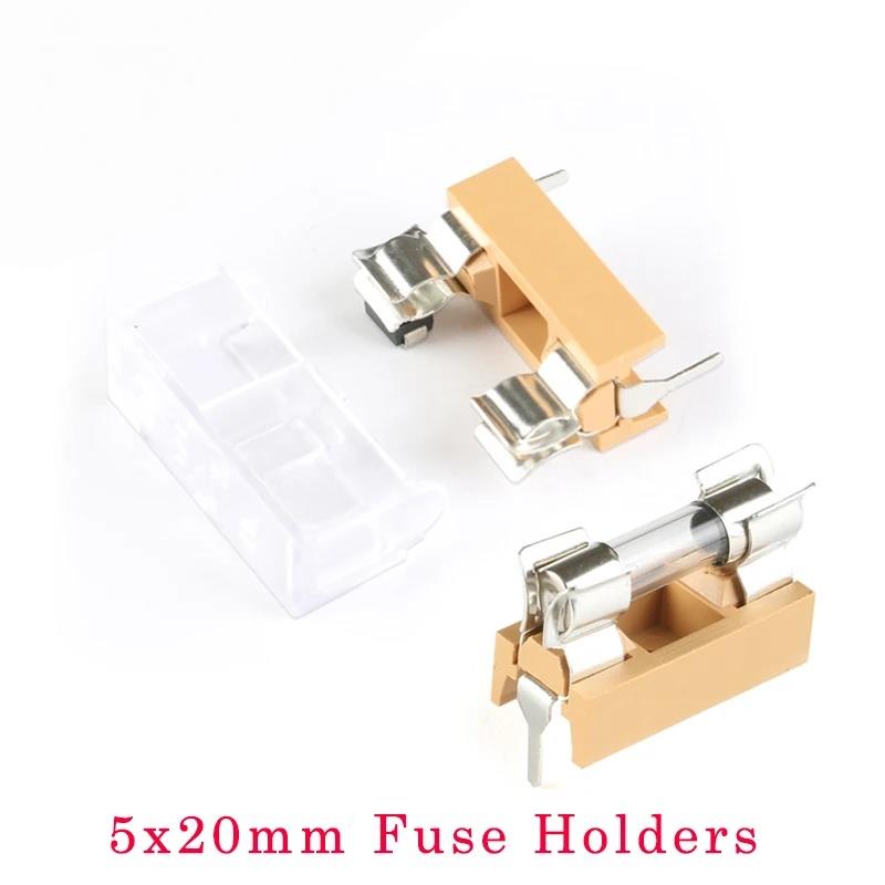 10PCS/LOT 5*20mm Fuse Holders 5X20 Insurance Tube Socket Fuse Holder For 5*20 Insurance Fuse Holders1