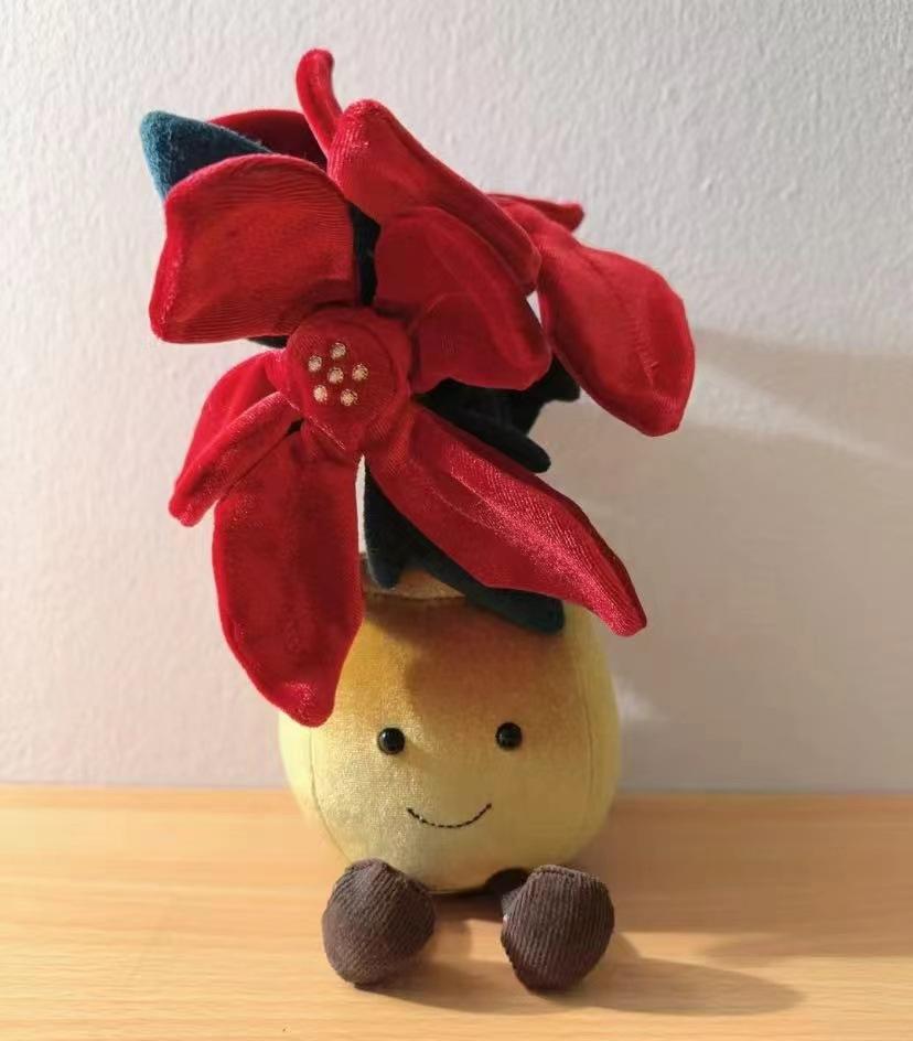 Jc Plush Potted Plant Decor Toy Sunflower Daisy Drop Stuffed Soft Comfortable Doll Home Decoration Trendy Toy Jc Plush Gift