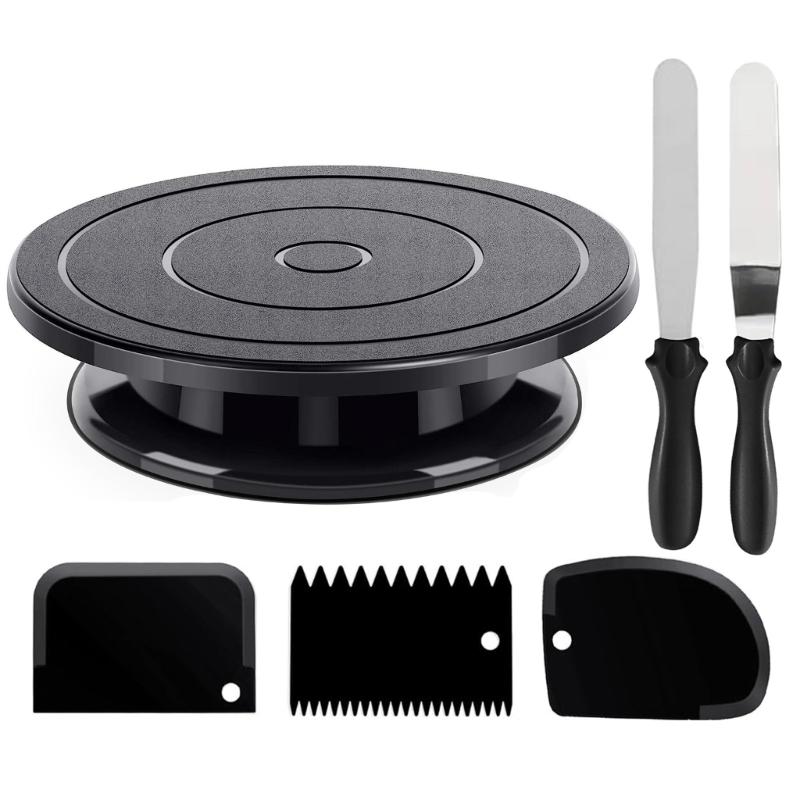 Revolving Cake Stand Professional Turntable for Cupcakes Pastries Decorations Home Baking Tool Kitchen Baking Equipment