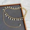 Elegant Chain Belt Versatile Waist Chain Stylish Pearl Belt  Skirt Sweater Decorative Accessories