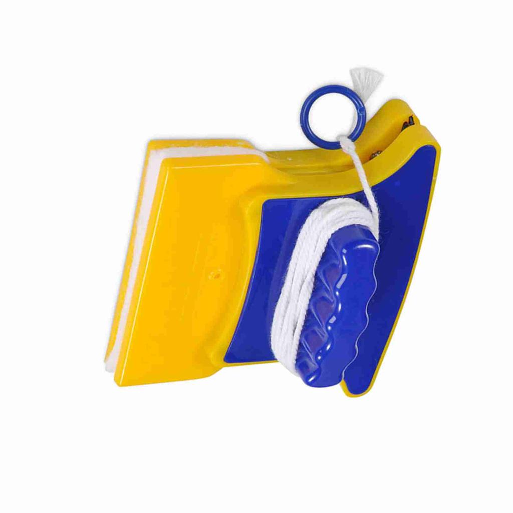 Квадратная форма двухсторонний магнитный стеклоочиститель с 2 чистящими хлопками для окна