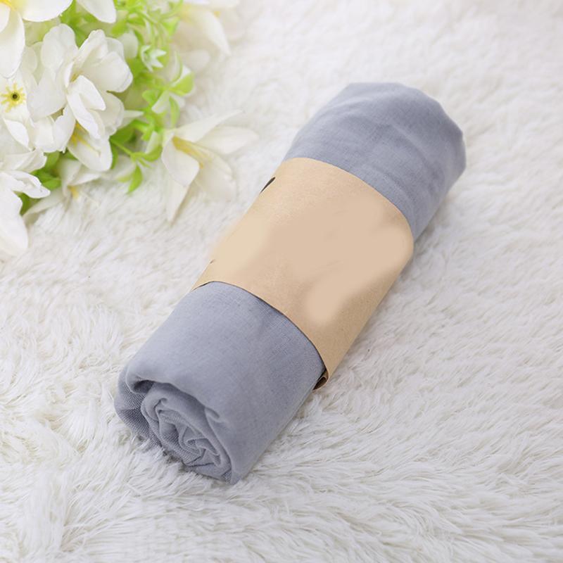 Women Cotton Solid Color Scarf Summer spring Shawls and Wraps Pashmina Beach Long Scarf Female Hijabs Scarves Headscarf