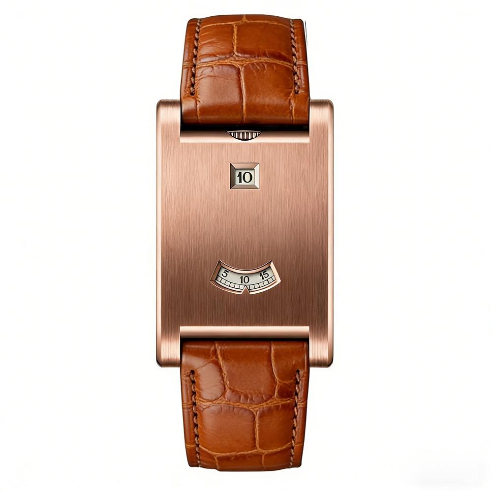 Leather Strap Men's Wristwatch Alloy Case Business Watch New Sports Watch Daily Outfits