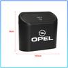 1Pcs Car Trash Can Storage Box Vehicle Garbage Dust Case Emblem For Opel Astra H G J Insignia Mokka Zafira Corsa Vectra B C D
