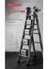 Indoor Multi-Functional Anti-Slip Carbon Steel A-Frame Ladder
