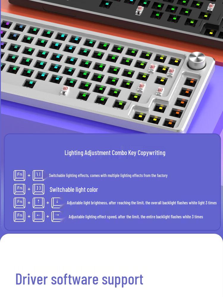Алюминиевые кейкапы для механической клавиатуры - RGB, с возможностью горячей замены, кастомные металлические для игр и офиса