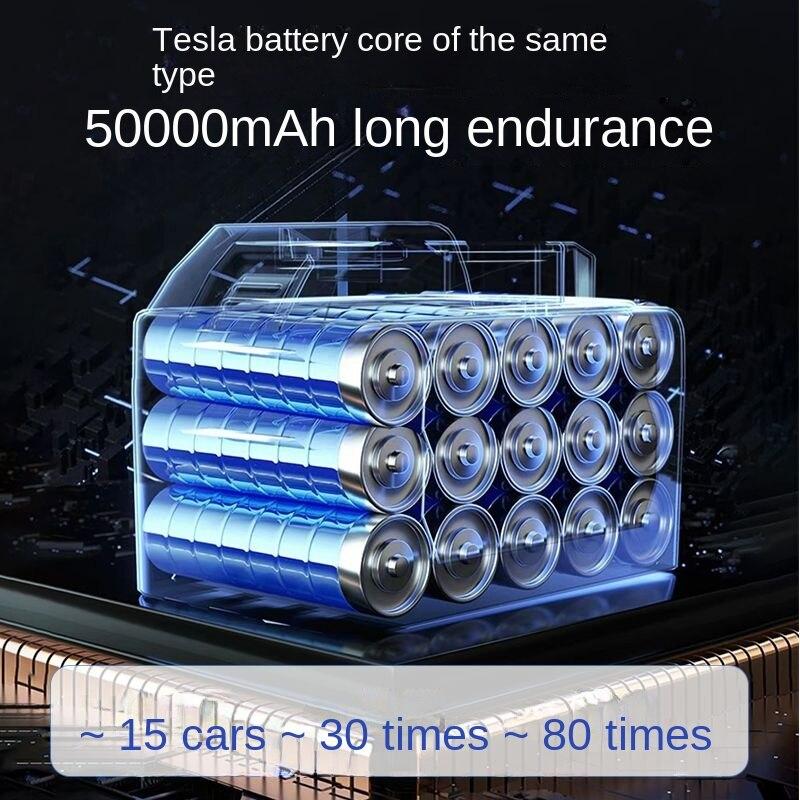 Wireless High-pressure Car Washing Machine, High-power Lithium Battery Powerful Car Washing Gun, Rechargeable Portable Washing Machine.