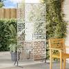 Privacy Screen Gray 100 x 50 x 180 cm Steel