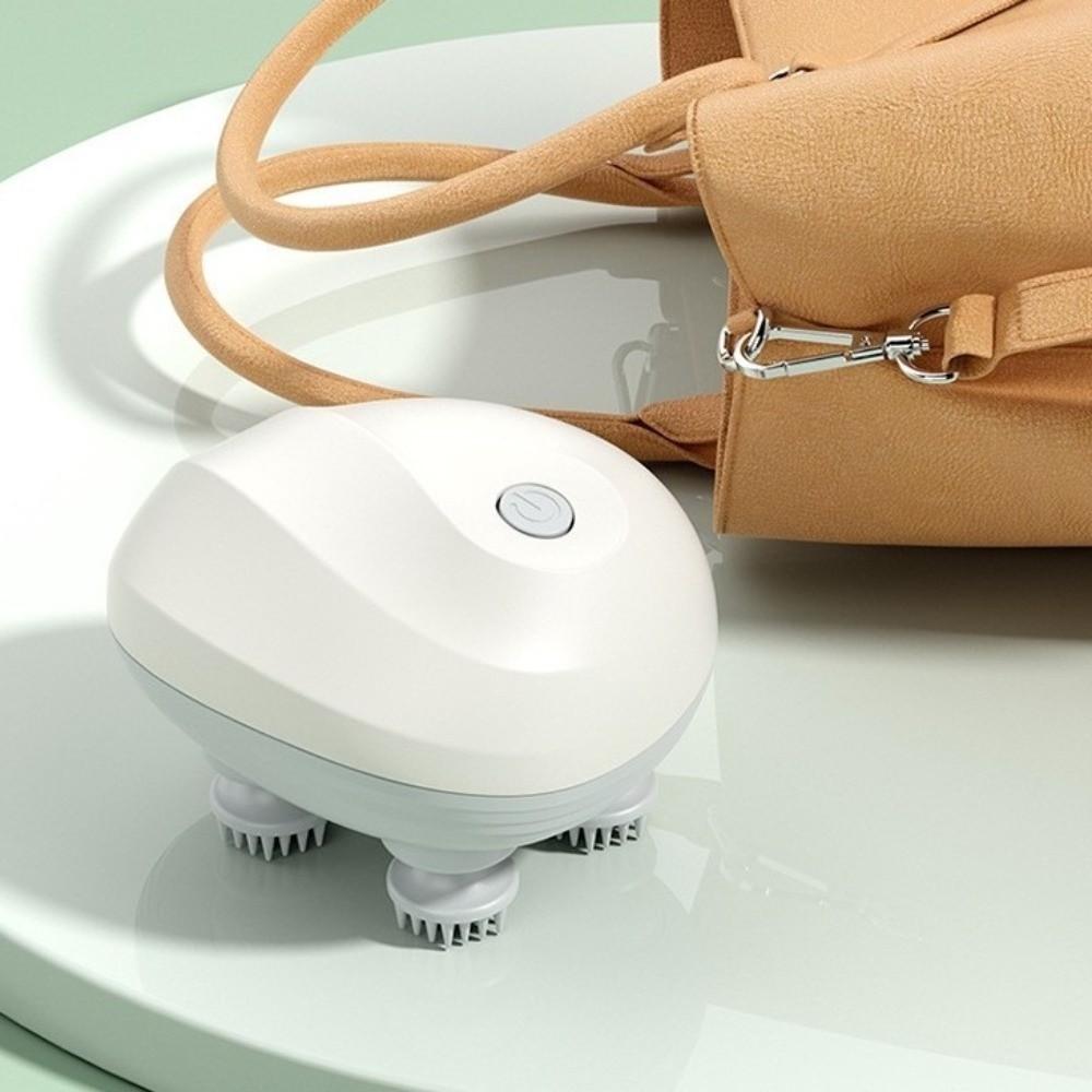 USB Rechargeable Scalp Massager Waterproof Massage Instrument Head Massage Machine Body Relaxation