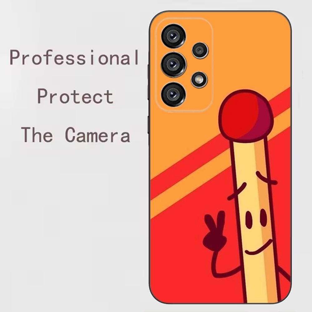 Bfdi Battle For Dream Phone Case For Samsung Galaxy A91,A80,A73,A72 ,A71,A53A52,A32 ,A31A22,A21s,A20,Black Cover