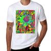 Passion Fruit Flower Abstraction Tshirt Sun Protective Outdoor Tee Top