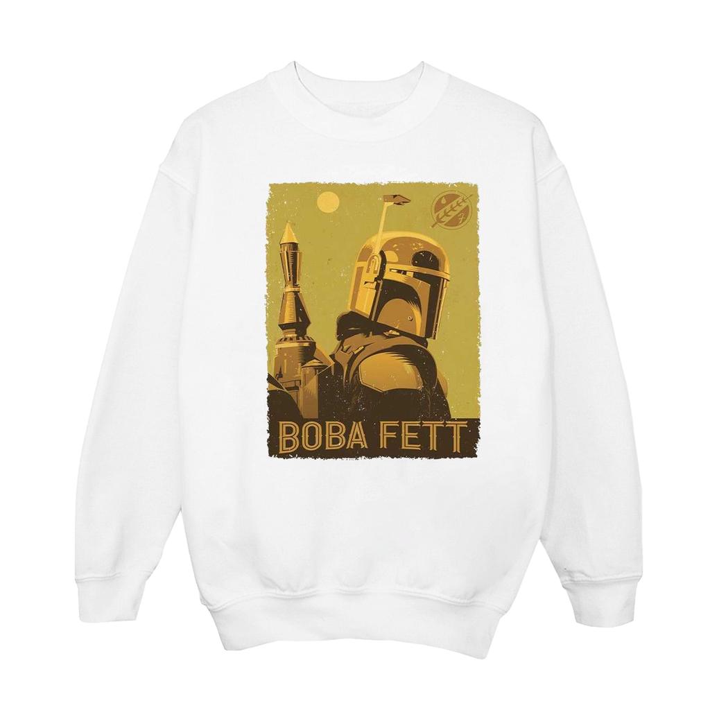 Star Wars Mens The Book Of Boba Fett Planetary Stare Sweatshirt