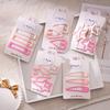 3pcs/set Frosted Star BB Hair Clips Metal Candy Color Hair Accessories Mini Hairpins Women Girl Side Clip Pentagram Hairpin
