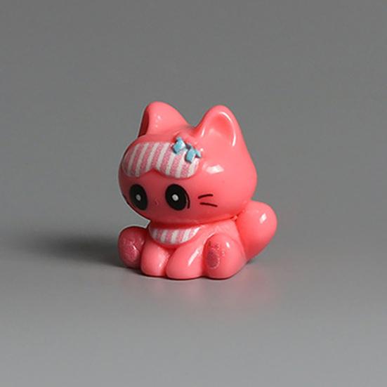 3 шт. Мини-фигурки кошек из смолы, Мультяшные миниатюрные котята, Модель животного для сказочного сада, Моховой пейзаж, Поделки для террариума DIY, Топпер для торта
