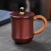 Кружка для Moscow Mule из чистой меди, гравированная, изысканная, роскошная, винтажная, прочная, медно-коричневая, стакан 300 мл, с плетёной ручкой, чашка для чая