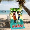 Customizable personalized beach towels Dragon Ball themed designs.Suitable for the beach, yoga, sports;ideal as beach accessories