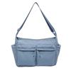 Unisex Water-Repellent Multi-Pocket Nylon Crossbody Bag