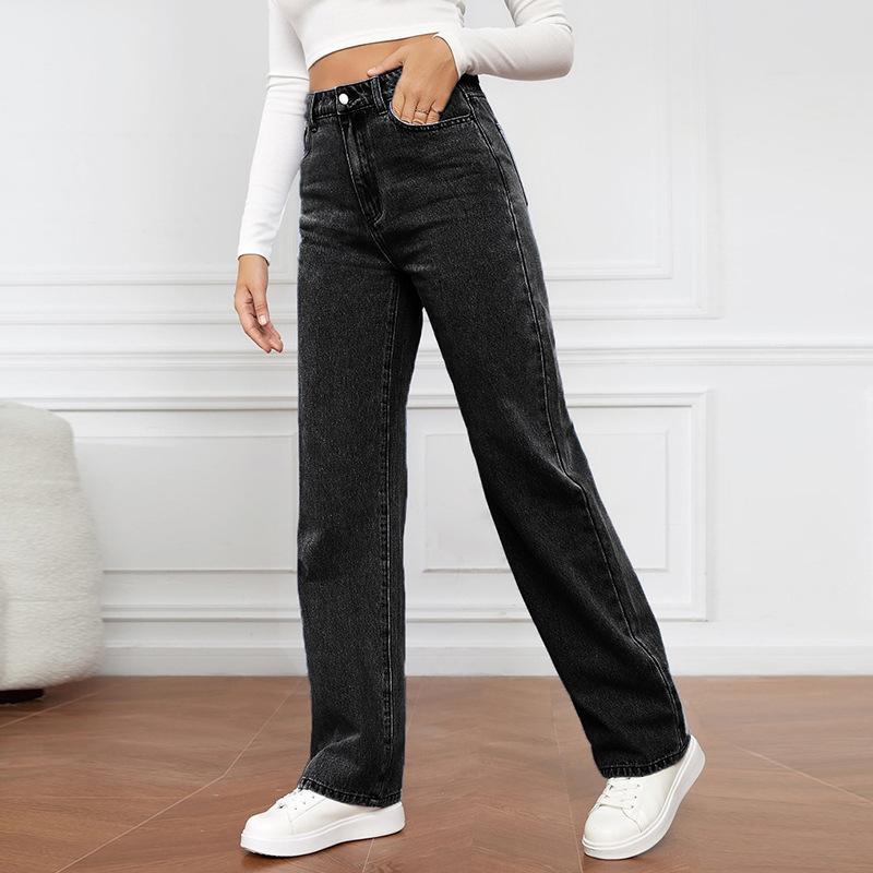 Women's Casual Jeans Comfortable Long Pants 3 COLORS Jeans Women Classical Trousers Plus Size 5XL