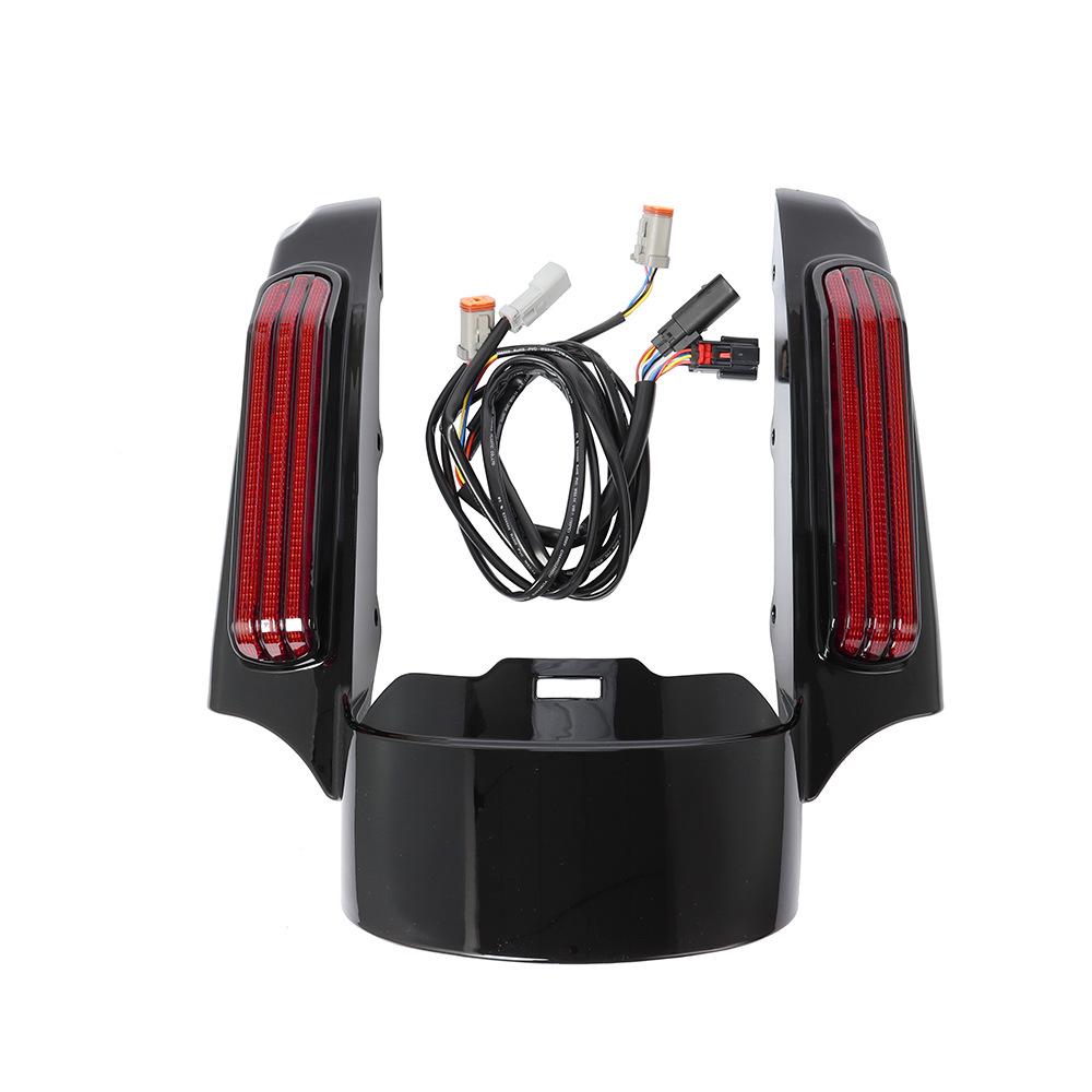 Harley LED Tail & Brake Light for Big Glide, Road King: Dual Highway Rear Fender Signals