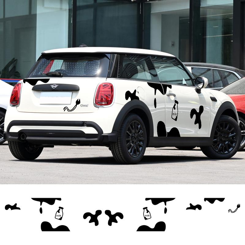 Car Sticker For MINI Cooper S R55 R56 F56 F55 F57 F60 R60 Countryman JCW Milk Element Style Vinyl Decals Auto Tuning Accessories
