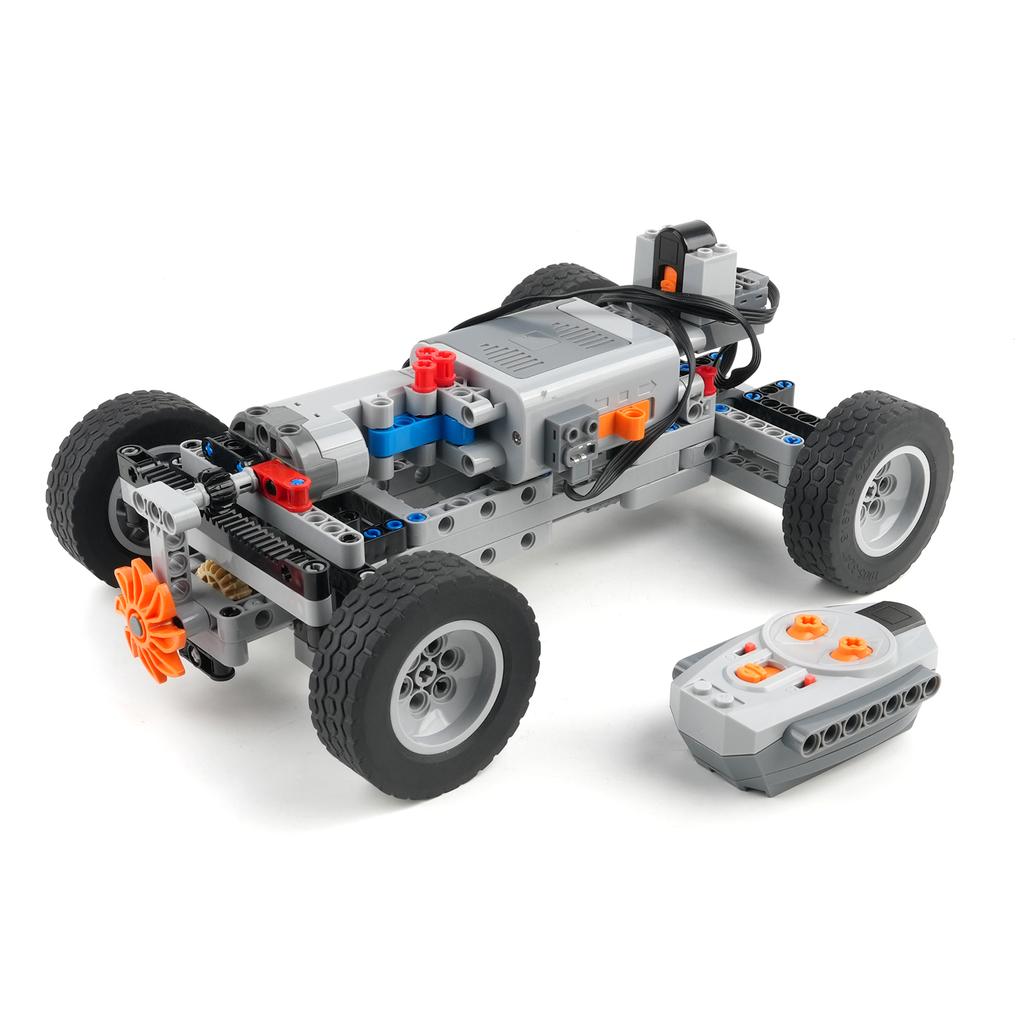 Технологичный полноприводный RC Автомобильный Шасси Строительные Блоки Детали Доступны С Пультом Управления Мотором Головоломки Игрушки MOC Кирпичи