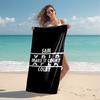 proof beach towel with Sam and Colby pattern - soft,absorbent,quick-drying,machine washable - perfect for swimming,camping,bathing