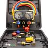 R134a Refrigerant MAC Charging Tool Kit, Including Dual Gauge Pressure Gauge Professional  Equipment