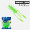 40pcs/lot Fishing Lures Soft Material Soft Fishing Lures Mini Soft Lure Larva  For Bass