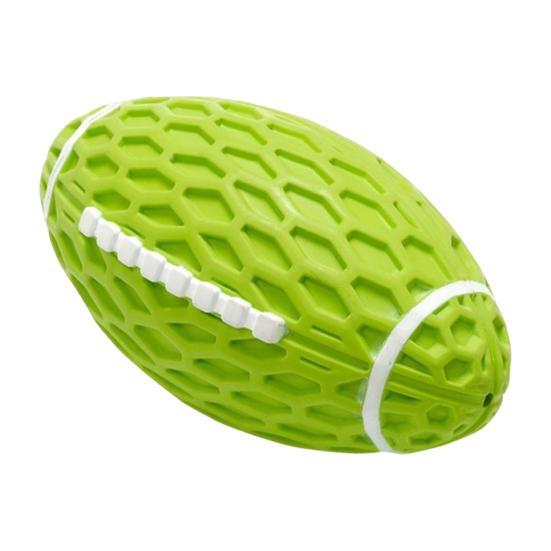 Dog Teething Ball Chew Toy Squeaky Indestructible Puppy Teeth Cleaning Toy Pet Dental Health Interactive Boredom Toy for Large Breed Dogs