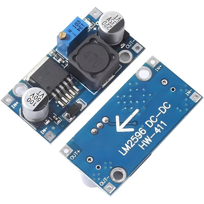 DC-DC 3A Adjustable Buck Converter LM2596 Voltage Regulator 24V to 12V/5V/3V with Electrostatic Bag