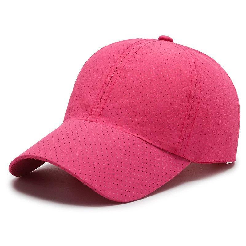 Hat Men Spring Summer Solid Color Mesh Cap Baseball Cap Women 2026 New Korean Edition Sunscreen Hat Mesh Breathable Peaked Cap