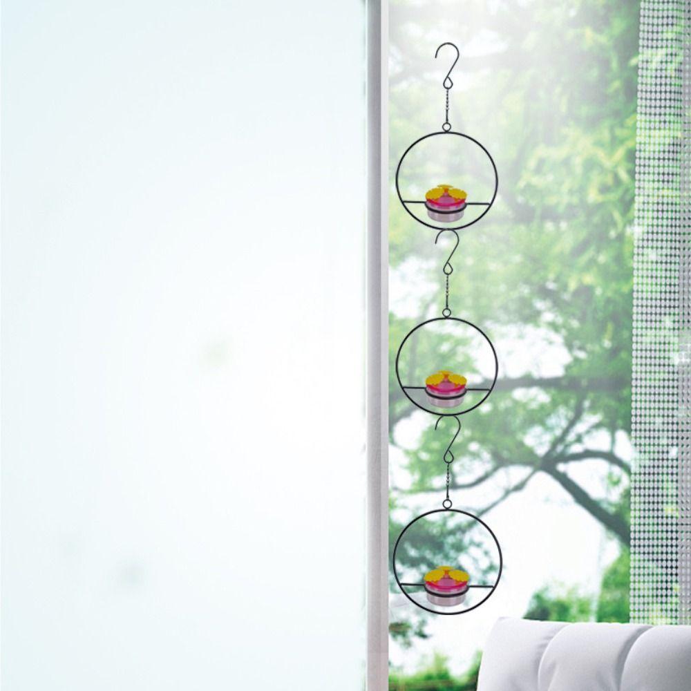 Пластиковая кормушка для колибри Прозрачная поилка для птиц Инструмент для разведения птиц Кормушка для птиц Дерево