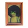Office Whiteboard Magnet Abstract Frog Refrigerator Magnet, Framed Hairstyle Fridge Decor Home Kitchen Decoration Party Favors Collectible