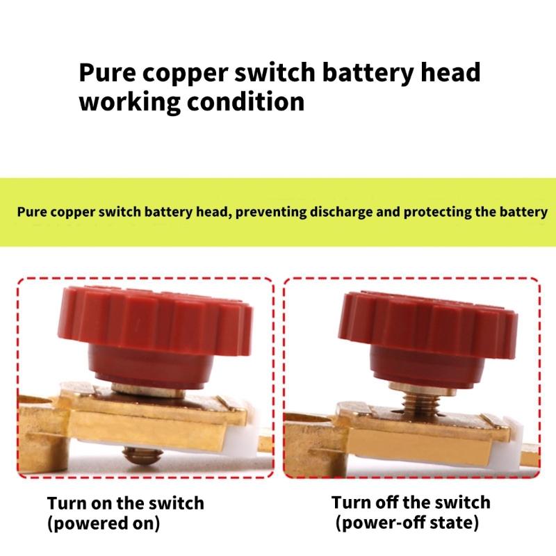 Быстроразъемные выключатели аккумулятора Выключатель отключения аккумулятора с верхним расположением клемм для грузовика, транспортного средства, изолятор аккумулятора