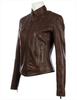 AVIATRIX Women's Real Leather Jacket (CRD9) - Nevada Brown