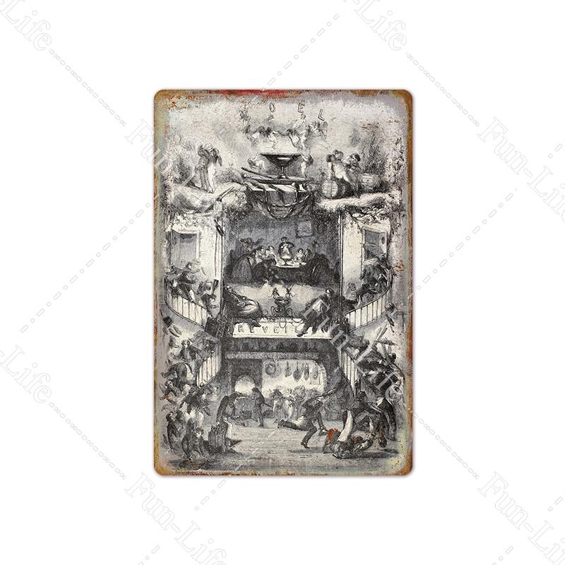 Рождественские металлические вывески, винтажный постер, жестяная вывеска, тарелка Санта-Клауса, ретро-налет, кафе-бар, паб, домашний декор, рождественская елка, подарок