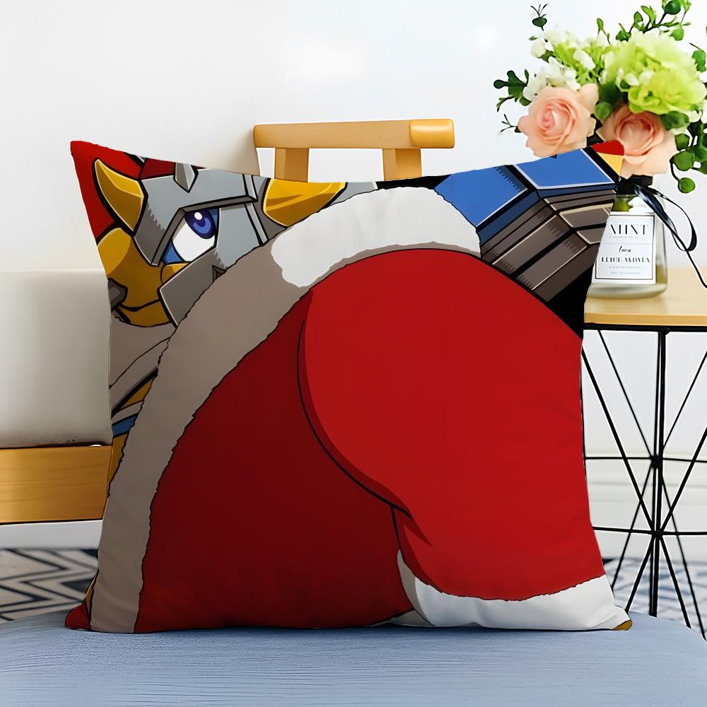 KKing Dedede Cushion Cover Washable Linen Pillowcase Soft  for Sofa Bed Cozy Home Room Decor