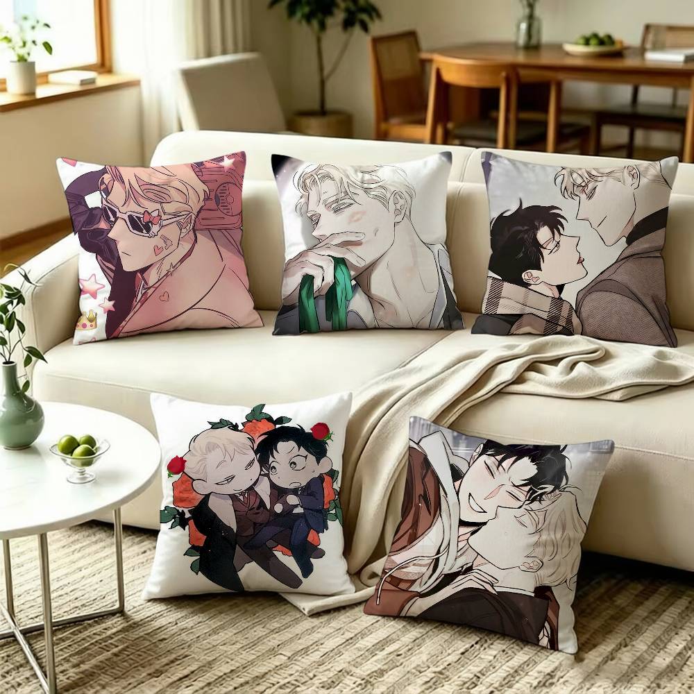 Caesar Leewon R-Roses C-Champagne Square Pillow Case Multi Sizes For Car Home Bedroom Decor Custom Valentine Gifts