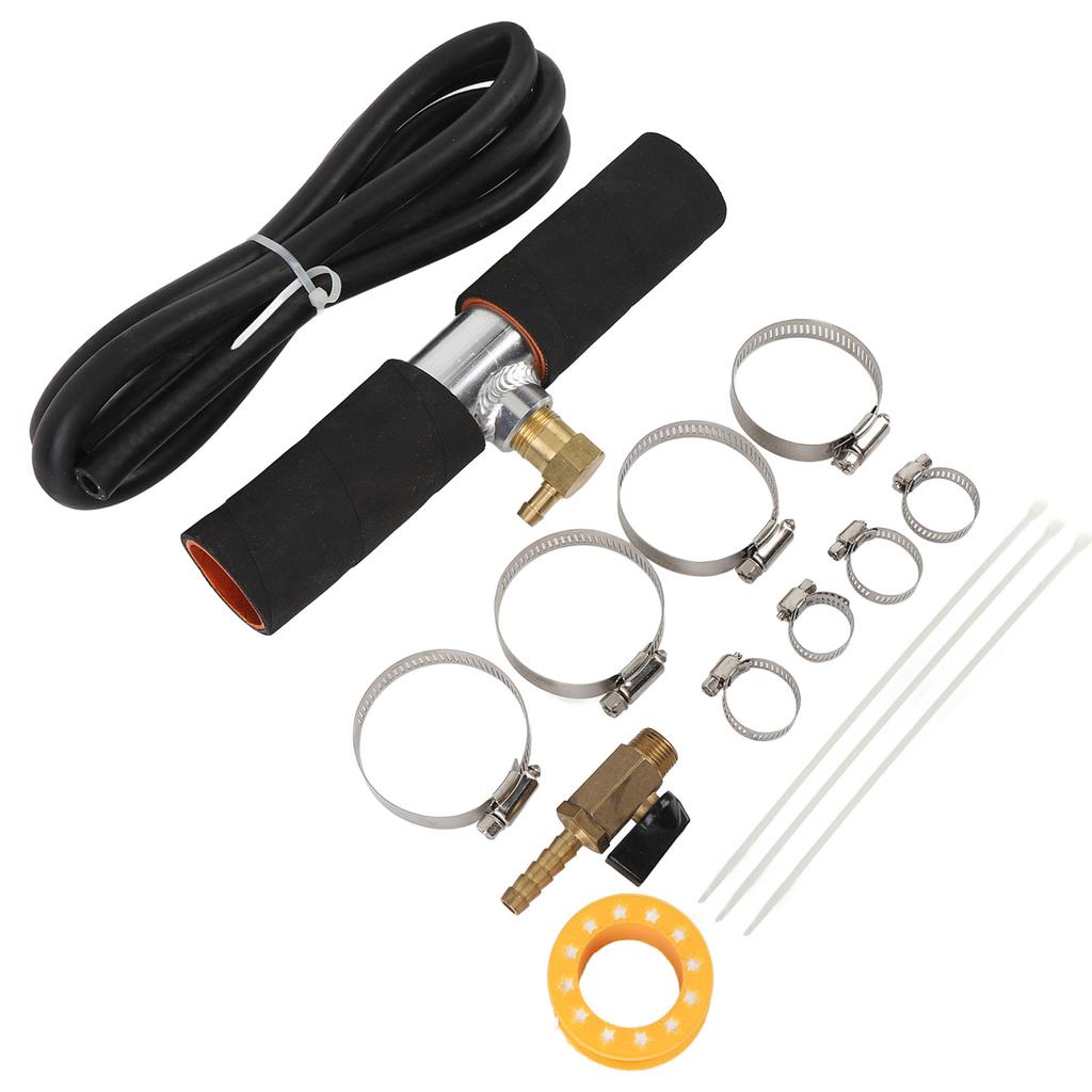17PCS Fuel Tank Auxiliary Install Kit 11025 Metal 1 12in Fuel Installation Kit for 38in Female