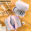 Portable Pen Bag With Large Capacity Pen Holder, Children's Multi-functional Pencil Case