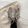Premium Sequined Chain Bucket Bag Women's 2025 New Fashion Shoulder Bag Delivery Messenger Bag