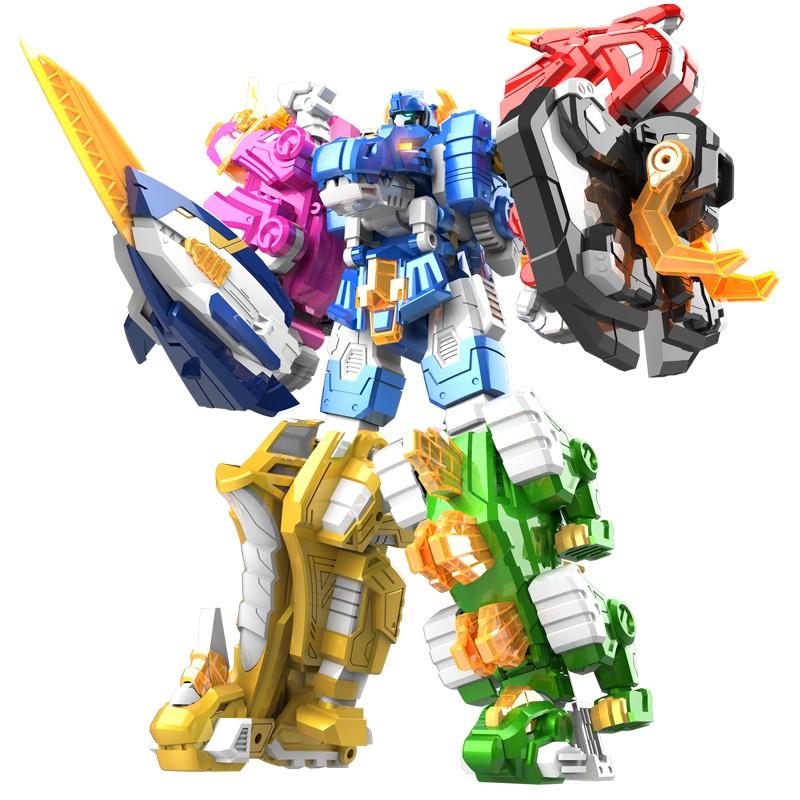 7 IN 1 Mini Force 2 Super Dino Power Transformation Robot Toys Action Figures Mini Force X Deformation Dinosaur Mecha Toy
