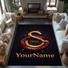 Galatasaray Customize Your Name Floor Mat Perfect For Dormitory Balcony Bedrooms Entryway Antislip Rug Office Home Decor