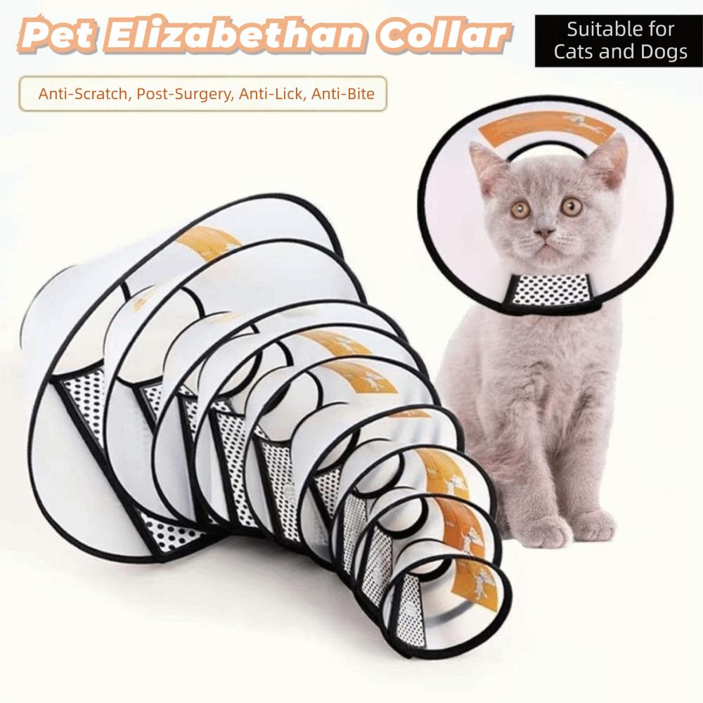Adjustable Pet Protective Cover Anti-Lick Elizabethan Cone Pet Protective Collar Wound Protection