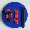 Silicone Watch Strap for Apple Watch Ultra/Ultra2 - Soft Breathable Sport Band Diagonal Insert Pin Buckle on iWatch 11/10/9/8/7/6/5/4/3/2/1/SE/Ultra