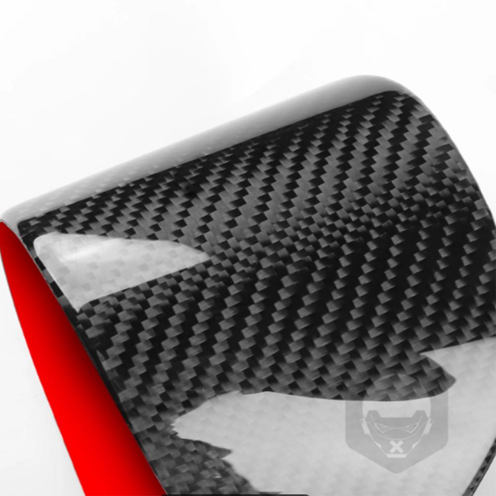 For BMW 1 Series E81 E82 E87 E88 2008-2013 Carbon Fiber Co-driver Instrument Panel strip Car inside Trim Accessories Sticker