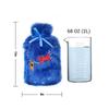 Biggdesign Cats Blue Hot Water Bottle with Soft Plush Cover, 2 l.
