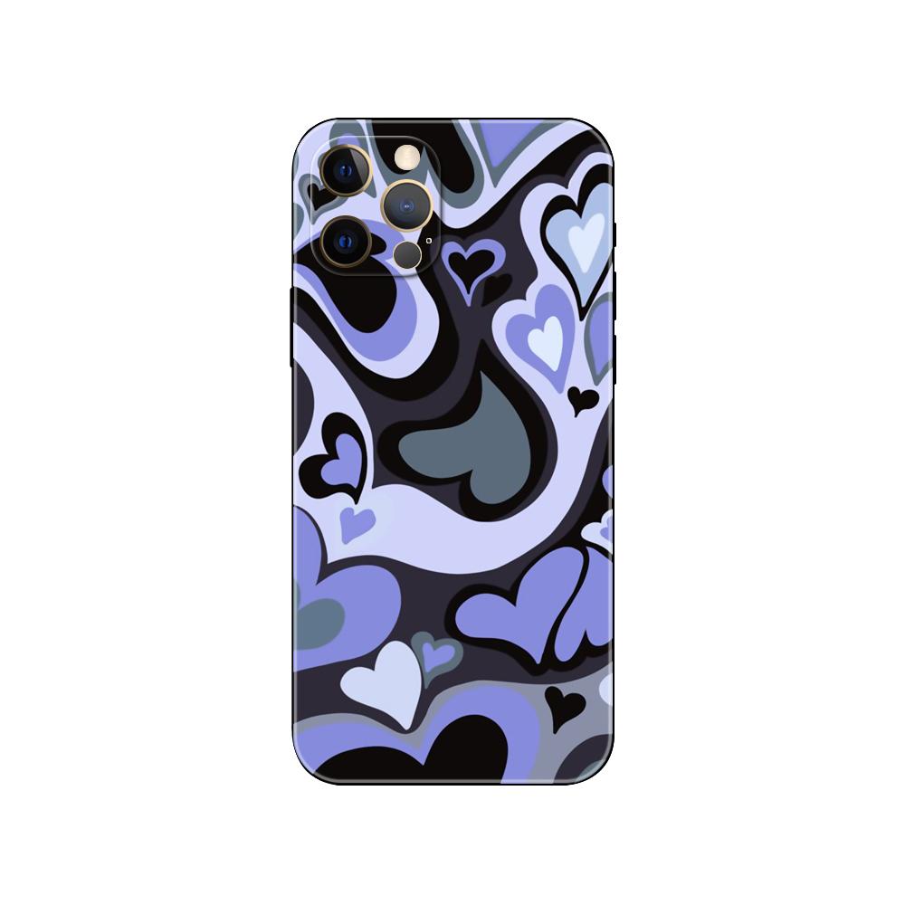 Чехол для телефона Love Heart для iPhone 5 5s 2020se 6 6s 7 8 plus x 10 XR XS 11 12 13 mini pro MAX черная задняя крышка из ТПУ