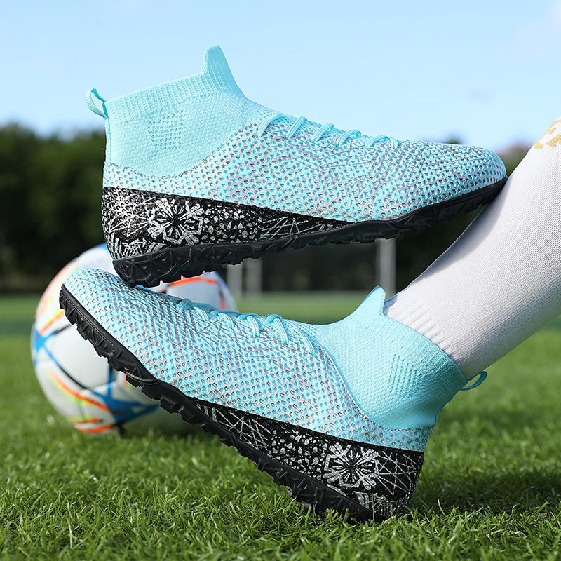 Футбольные бутсы FANQISON, мужские высокие носки, футбольные бутсы, молодежная спортивная обувь, футбольные тренировочные кроссовки, детские футбольные бутсы
