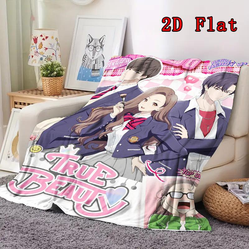 True Beauty 2D Flat Pattern Flannel Blanket High quality All Seasons Warmth and Comfort Perfect for Christmas Gifts.DMT0925544